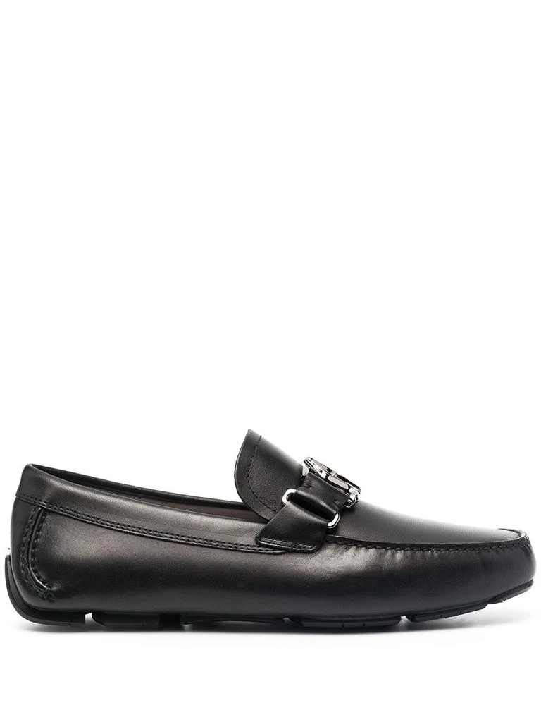 商品Salvatore Ferragamo|FERRAGAMO - Sf Logo Leather Loafers,价格¥2865,第1张图片