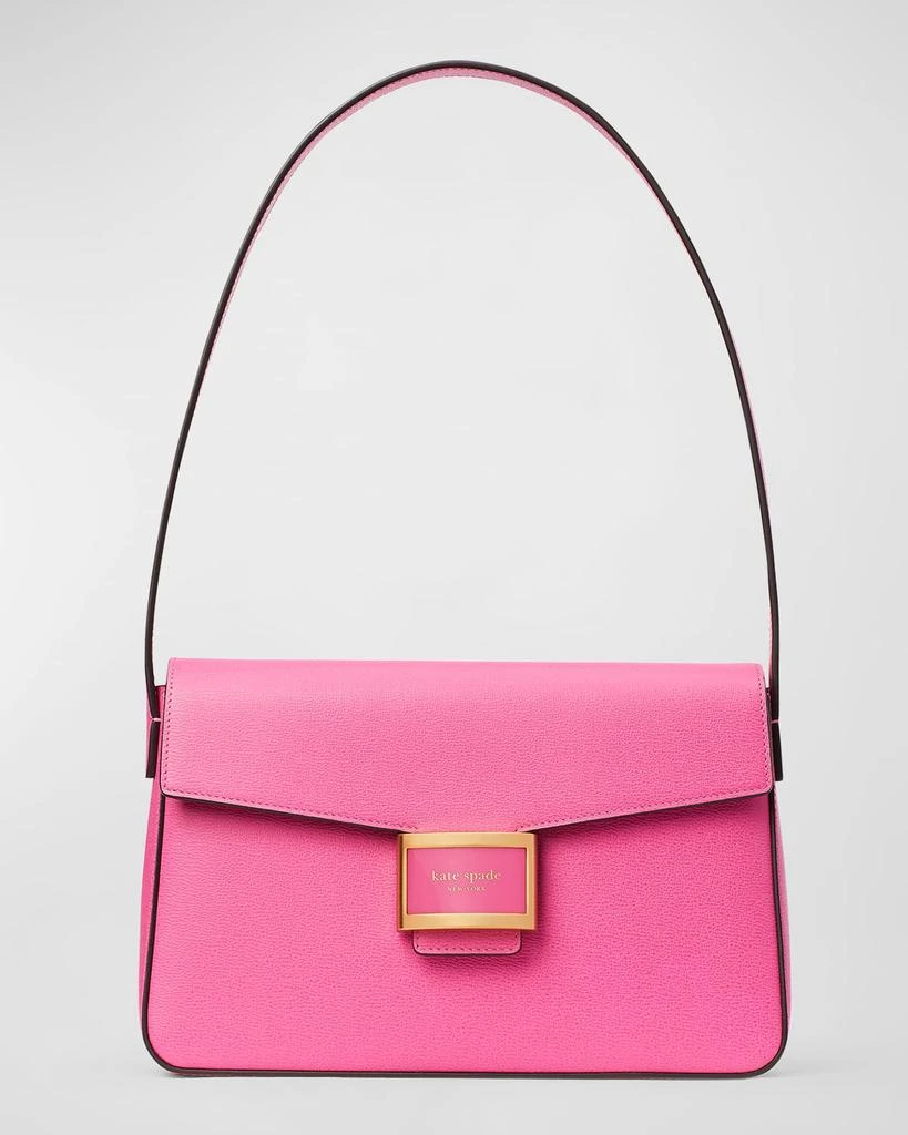 商品Kate Spade|katy flap leather shoulder bag,价格¥2769,第1张图片