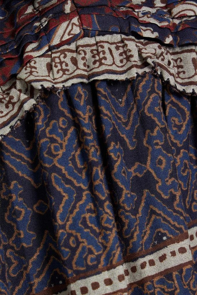 商品Sea|Tasha tiered printed cotton-voile midi dress,价格¥1533,第4张图片详细描述
