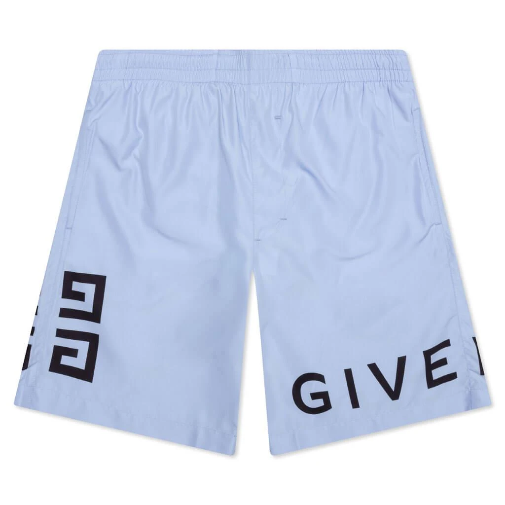商品Givenchy|4G Long Swim Shorts - Baby Blue,价格¥4514,第1张图片