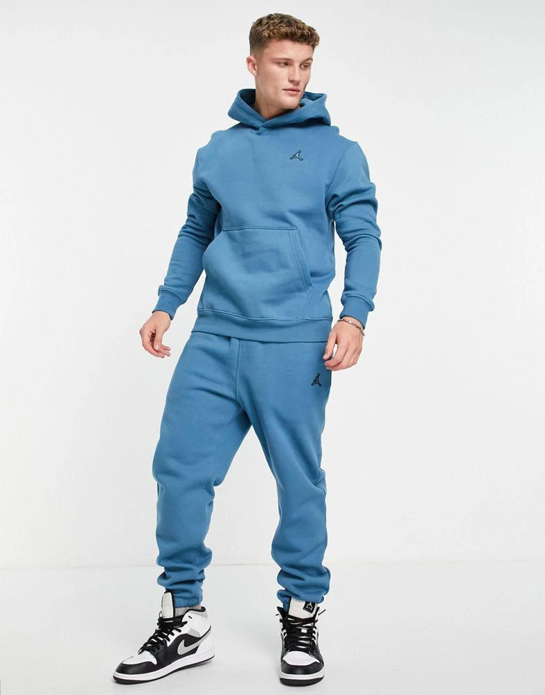 商品Jordan|Jordan Jumpman embroidered logo joggers in blue,价格¥410,第4张图片详细描述