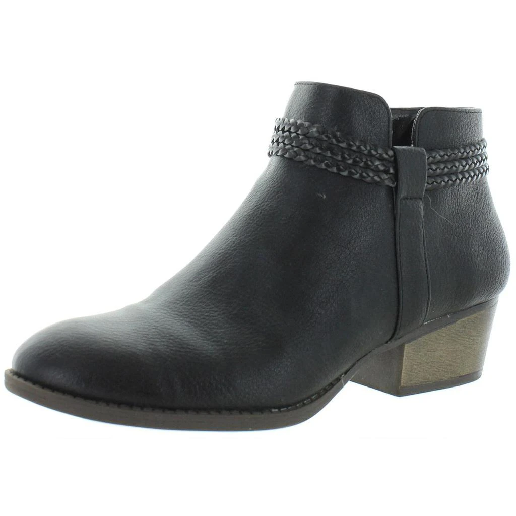 商品Style & Co|Style & Co. Womens Fellicity Faux Leather Ankle Booties,价格¥107,第1张图片