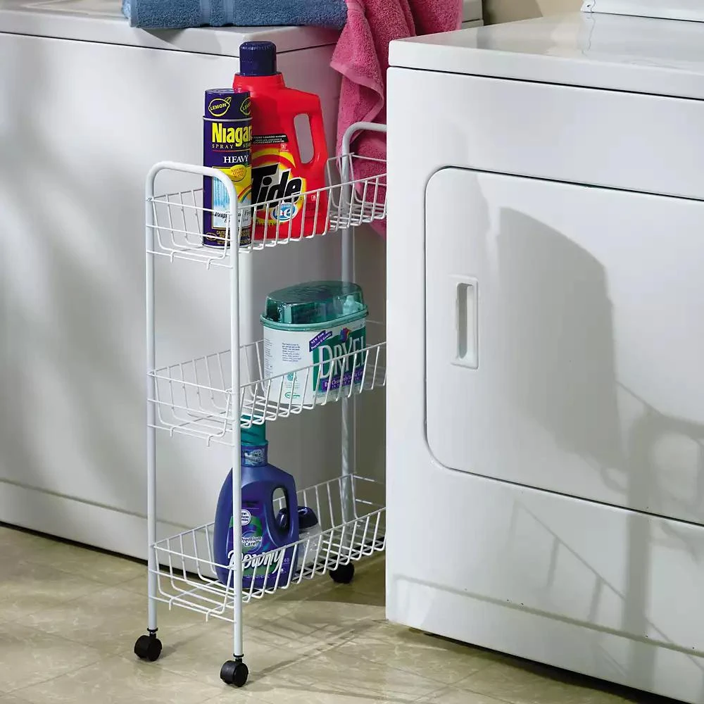 商品Household Essentials|Slimline 3-Shelf Utility Cart,价格¥368,第2张图片详细描述