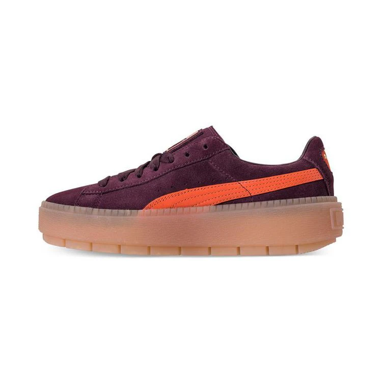 商品Puma|Women's Suede Platform Rugged Casual Sneakers from Finish Line,价格¥333,第4张图片详细描述