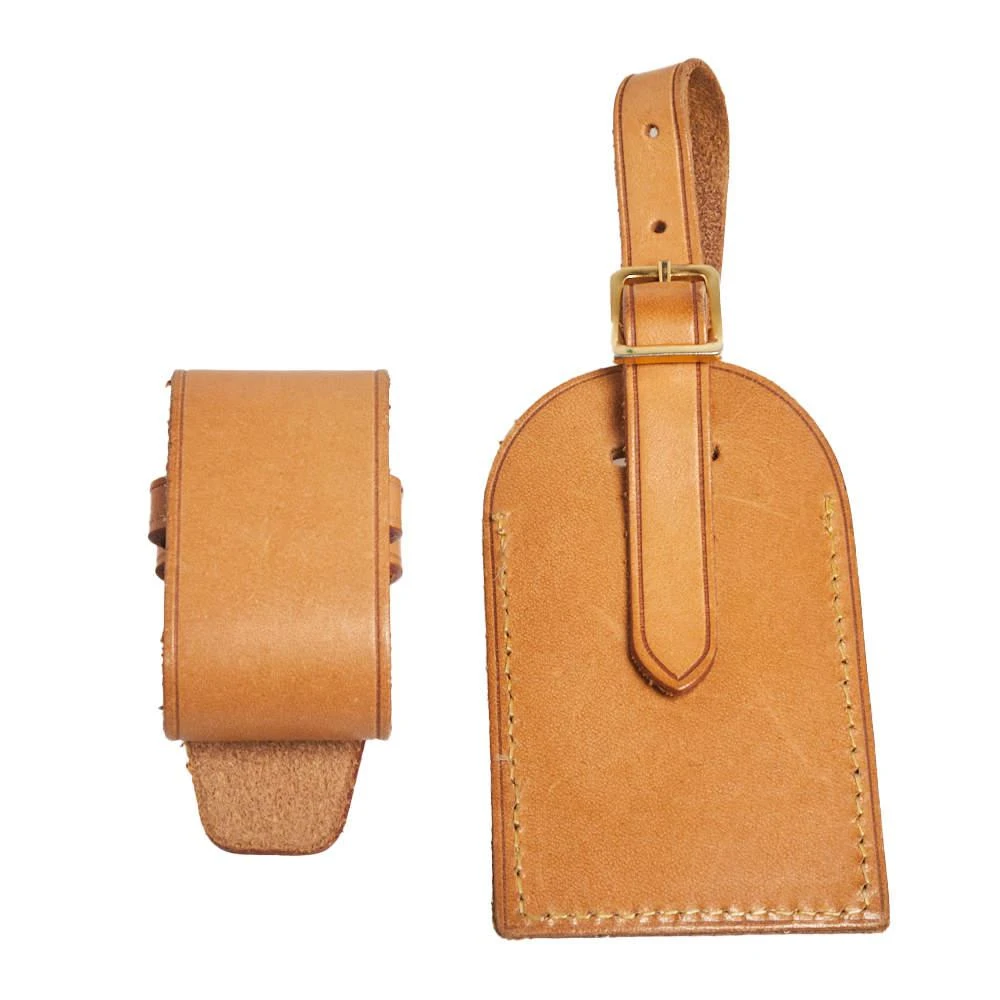商品[二手商品] Louis Vuitton|Louis Vuitton Vachetta Leather Luggage Name Tag,价格¥939,第2张图片详细描述