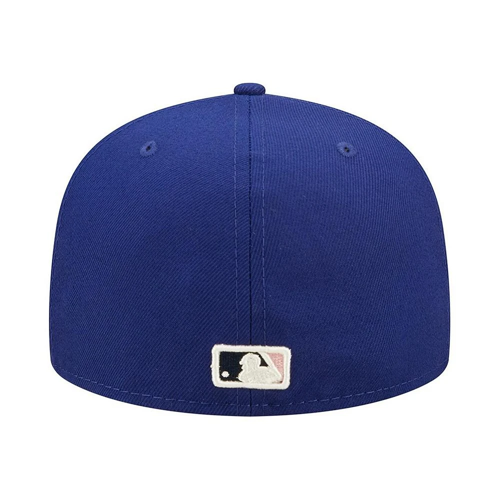 商品New Era|Men's Royal Los Angeles Dodgers Pop Sweatband Undervisor 1988 MLB World Series Cooperstown Collection 59FIFTY Fitted Hat,价格¥356,第4张图片详细描述