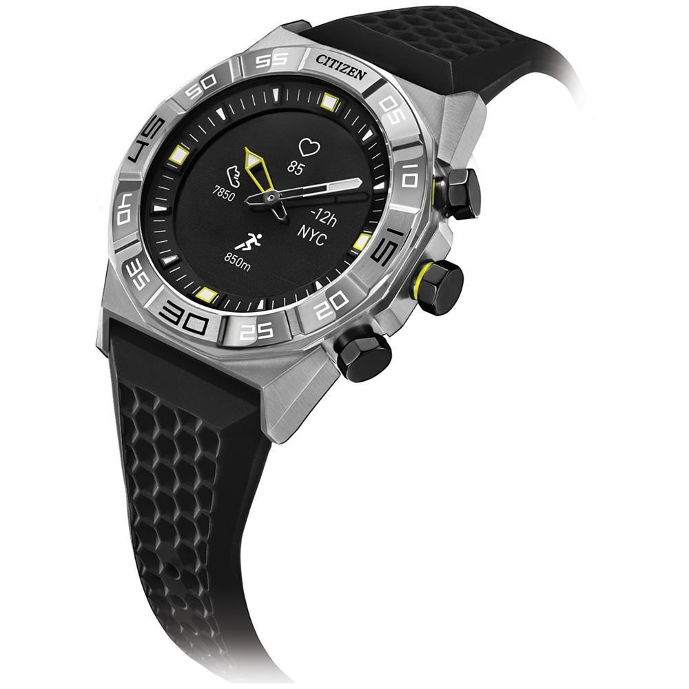 商品Citizen|Men's CZ Smart Hybrid HR Black Strap Smart Watch 44mm,价格¥2395,第6张图片详细描述