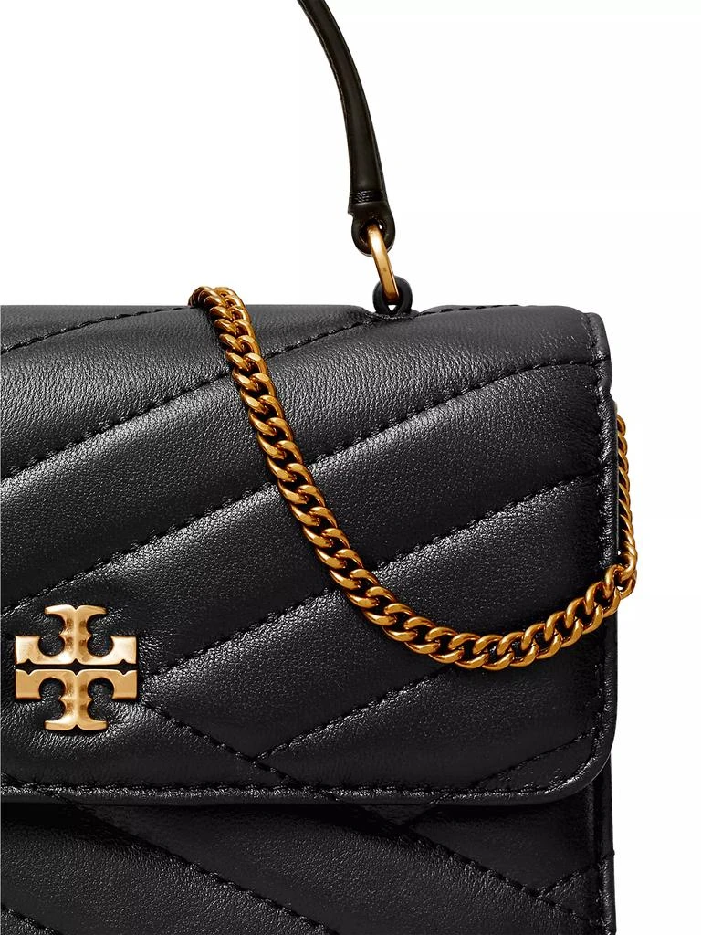 商品Tory Burch|Mini Kira Chevron Leather Top Handle Bag,价格¥2778,第5张图片详细描述