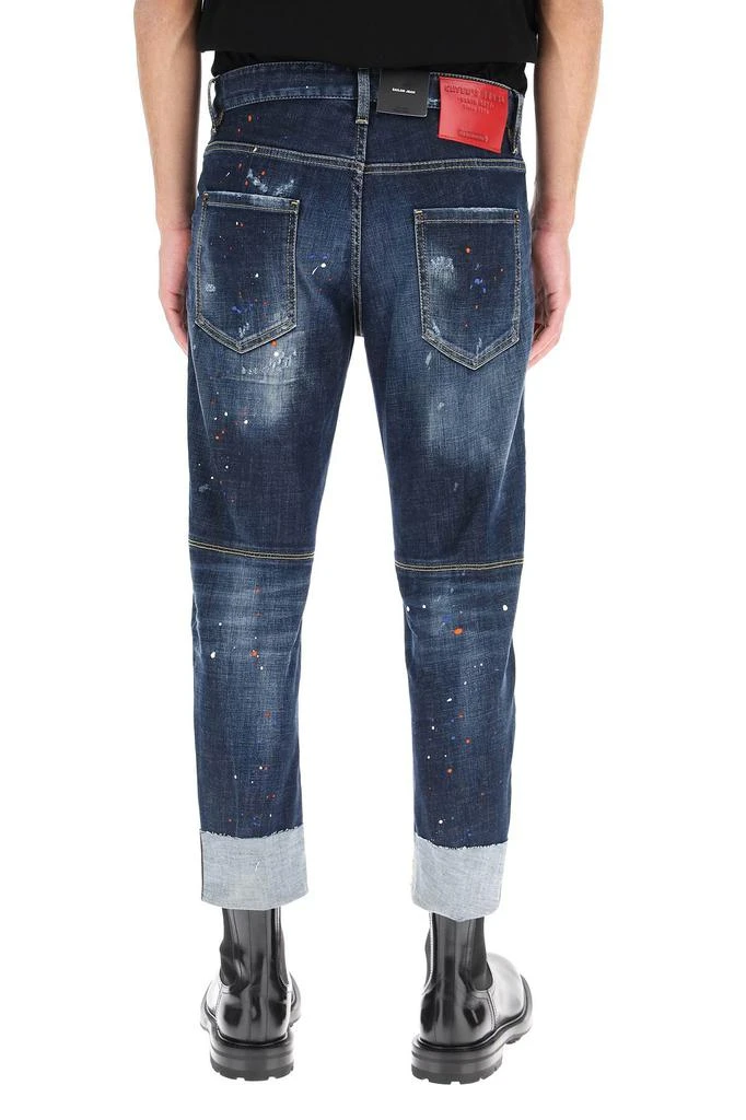 商品DSQUARED2|Dsquared2 dark rince wash sailor jeans,价格¥1982,第3张图片详细描述