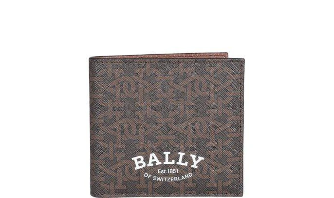 商品Bally|Bally Logo Monogram Printed Bifold Wallet,价格¥1202,第1张图片