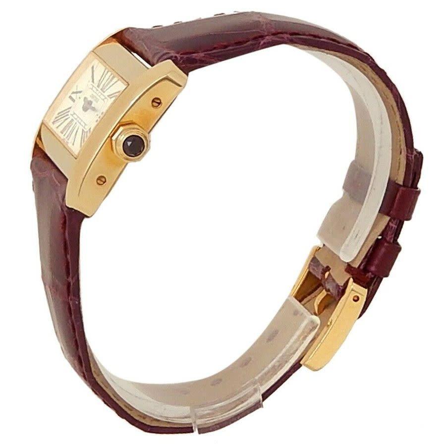 商品[二手商品] Cartier|Pre-owned Cartier Tank Divan Quartz Silver Dial Ladies Watch W6300356,价格¥32892,第4张图片详细描述