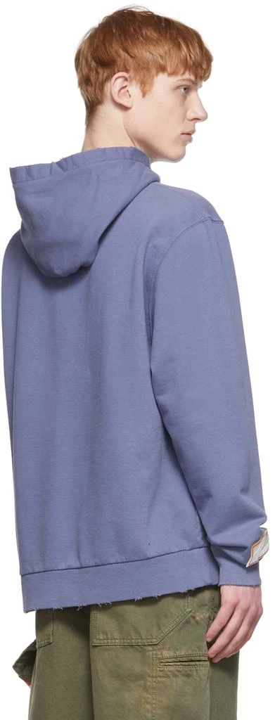 商品We11done|Blue Cotton Hoodie,价格¥963,第3张图片详细描述