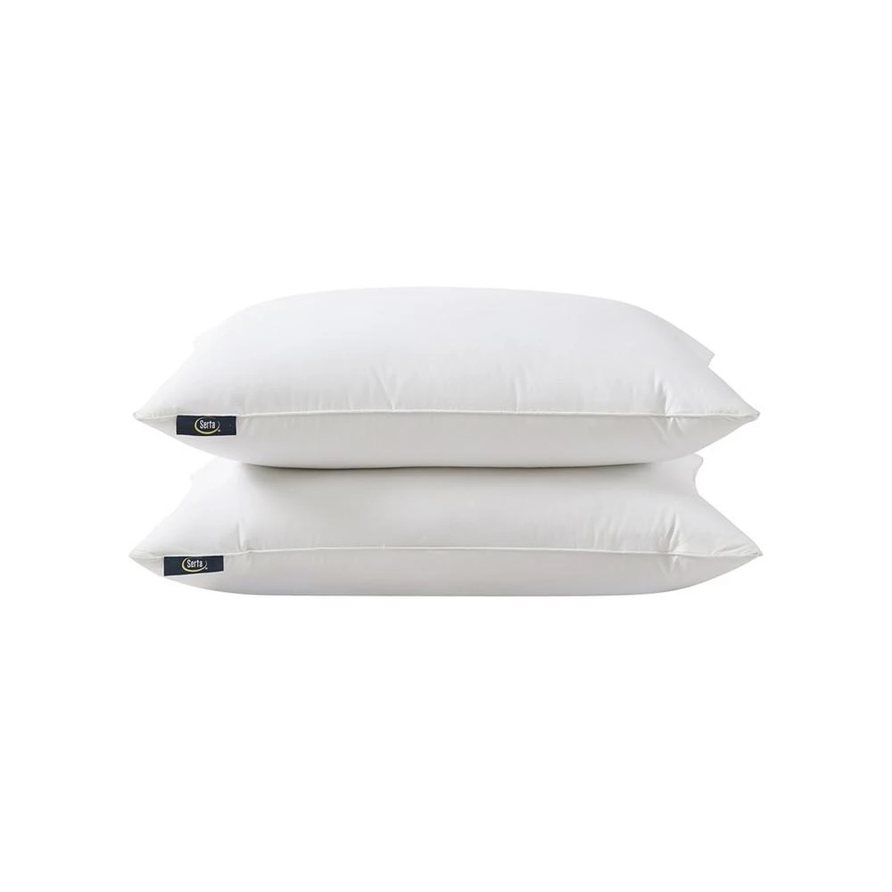 商品Serta|HeiQ Cooling Softy-Around Feather and Down Pillow - 2 Pack,价格¥838,第2张图片详细描述