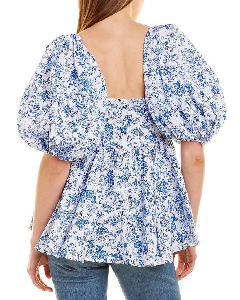 商品CAROLINE CONSTAS|Caroline Constas Short Sleeve Brie Top,价格¥674,第2张图片详细描述