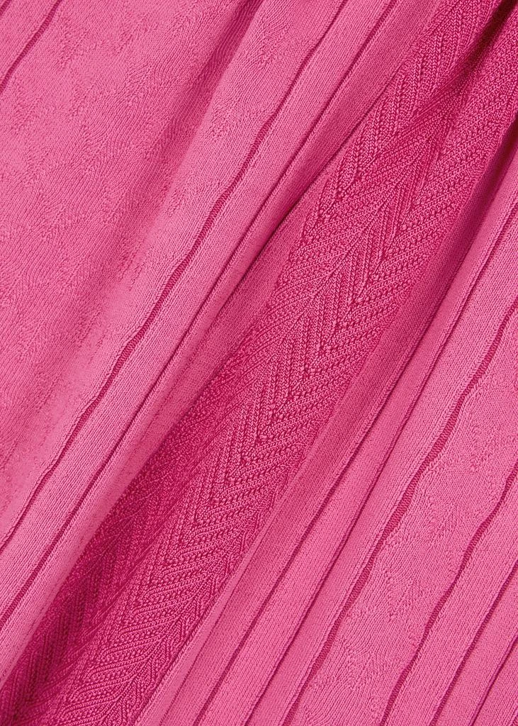 商品ROKSANDA|Tala pink panelled ribbed-knit top,价格¥1898,第5张图片详细描述