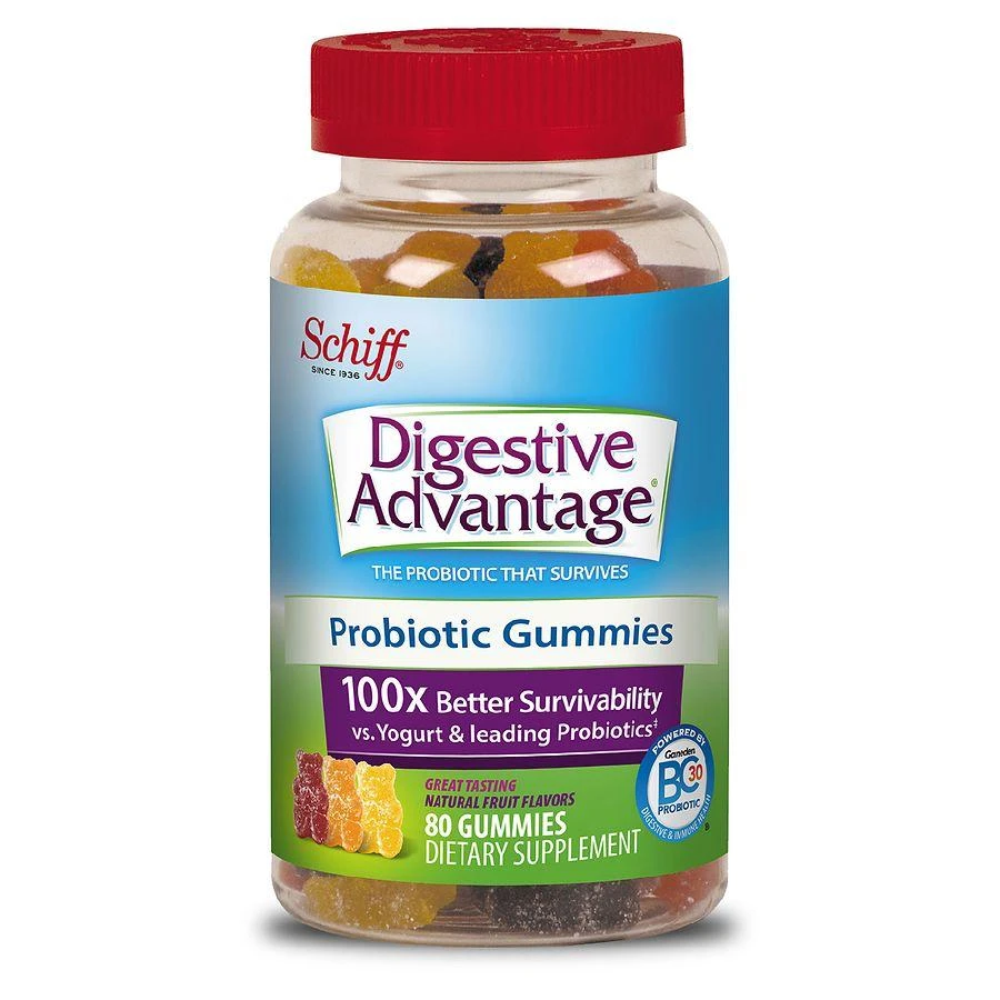 Probiotic Gummies, Men's & Women's Probiotic Supplement Assorted Fruit