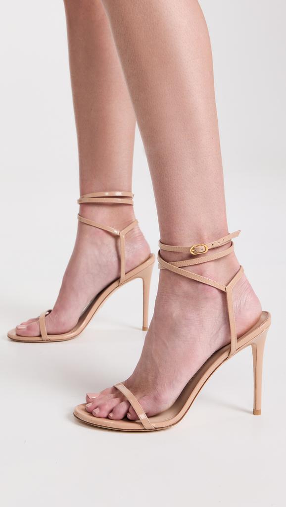 商品Stuart Weitzman|Stuart Weitzman Barelynude 100mm 环绕式凉鞋,价格¥3247,第6张图片详细描述