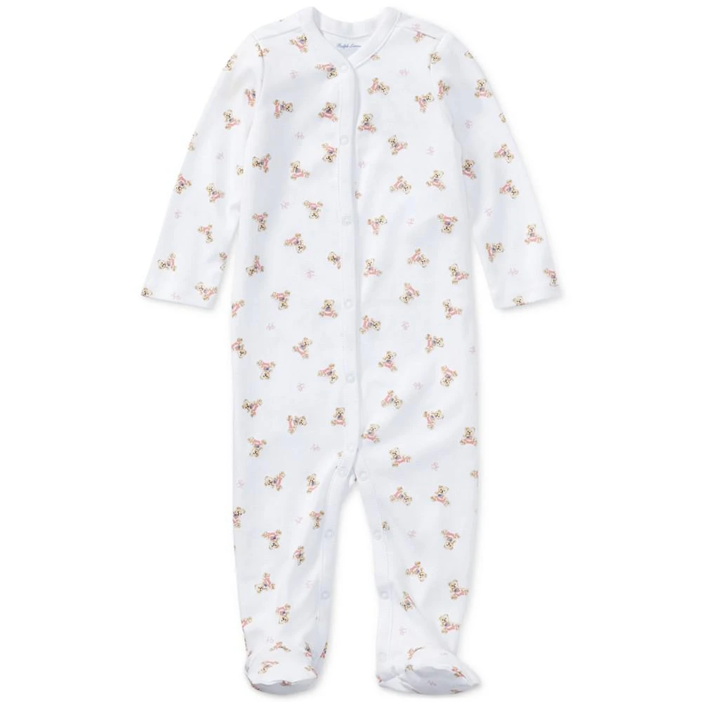 商品Ralph Lauren|女婴纯棉印花连体衣,价格¥297,第1张图片