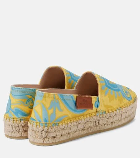 商品ETRO|Printed canvas espadrilles,价格¥2485,第2张图片详细描述