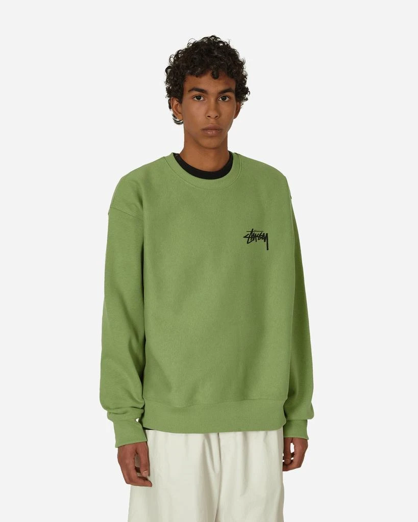 商品STUSSY|Classic Dot Crewneck Sweatshirts Moss,价格¥944,第1张图片