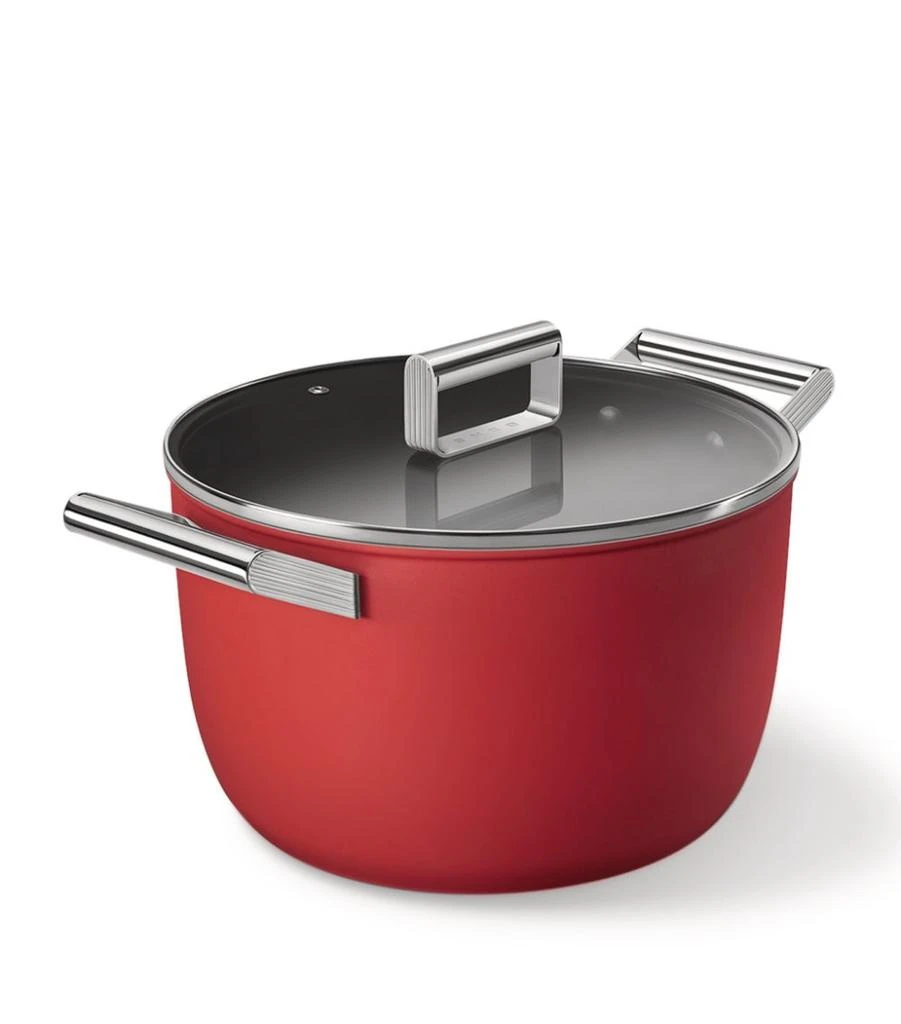 商品Smeg|50s Style Casserole Pan with Lid (38cm),价格¥1267,第1张图片