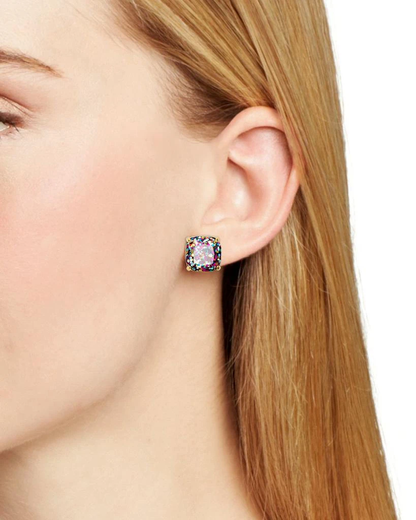 Small Square Glitter Stud Earrings 商品