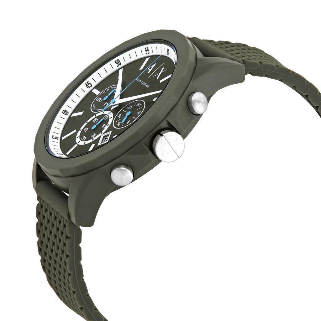 商品Armani Exchange|Armani Exchange Chronograph Quartz Green Dial Mens Watch AX1346,价格¥557,第4张图片详细描述