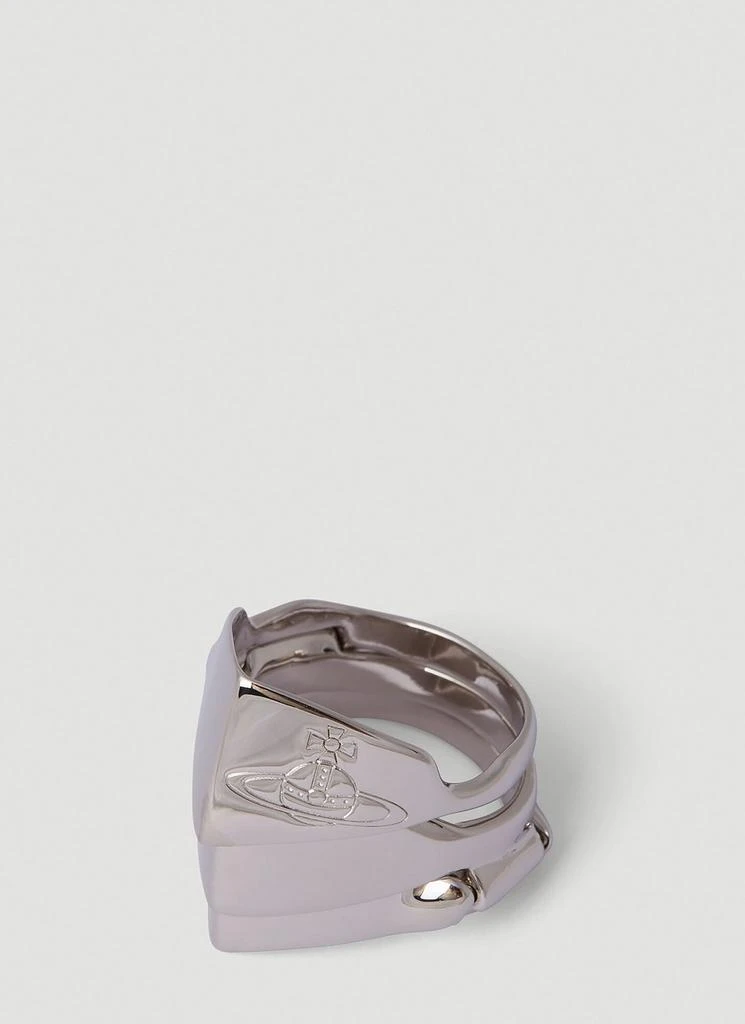 商品Vivienne Westwood|Vivienne Westwood Set Of Three Stackable Designed Ring,价格¥2106,第1张图片