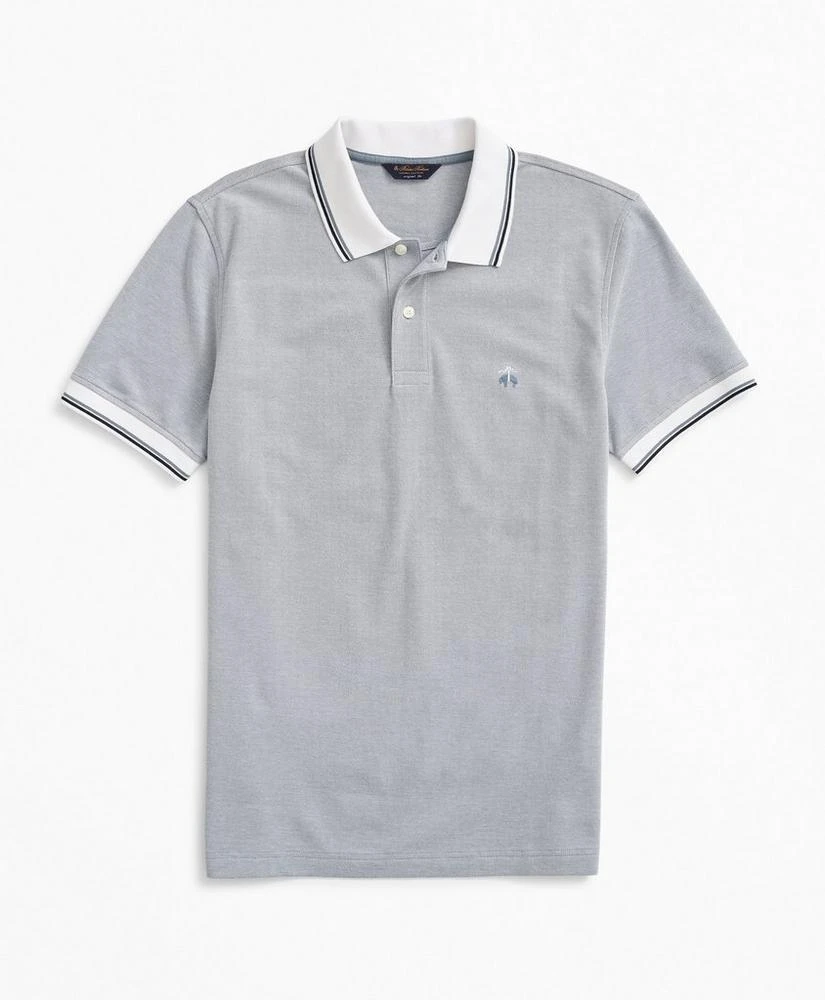 商品Brooks Brothers|Original Fit Stretch Striped-Trim Polo Shirt,价格¥294,第1张图片