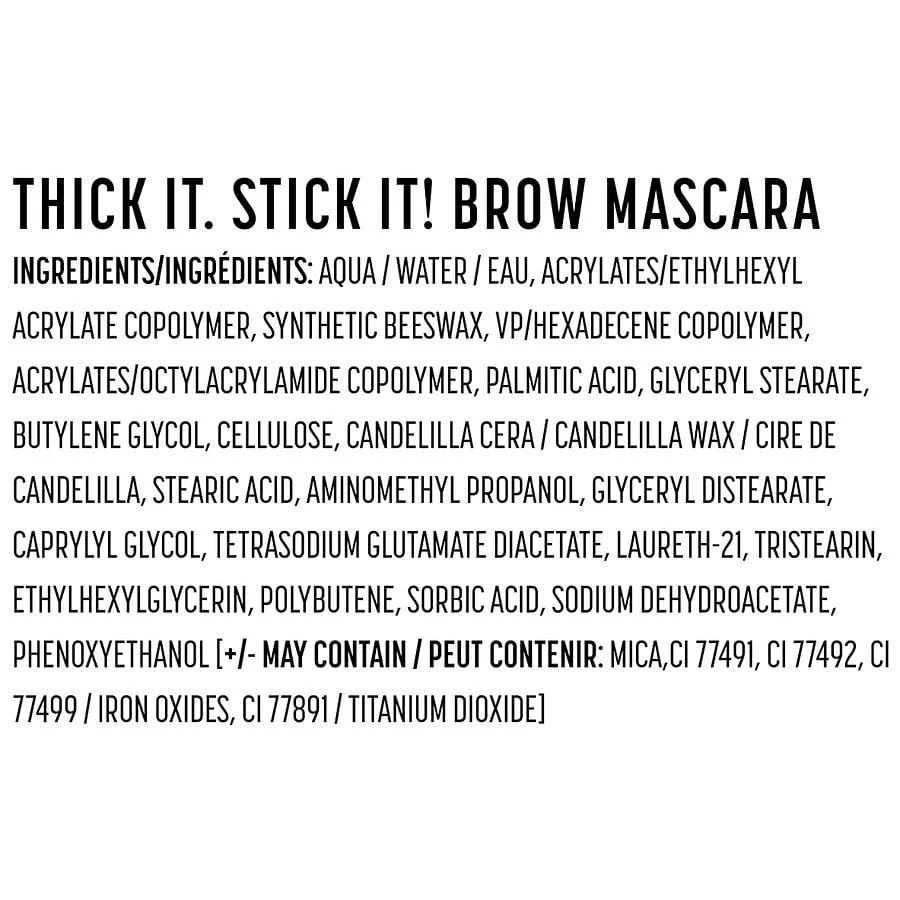 商品NYX Professional Makeup|Thick It. Stick It! Vegan Thickening Brow Gel Mascara,价格¥89,第4张图片详细描述
