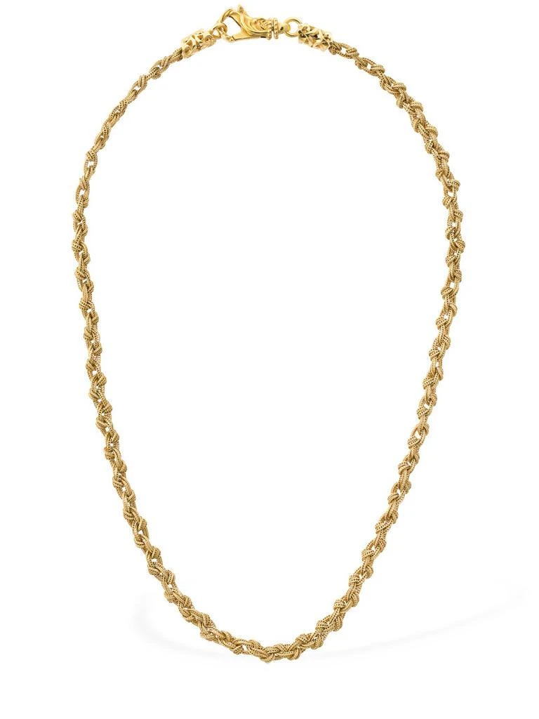 商品Emanuele Bicocchi|Braided Knot Chain Necklace,价格¥1446,第1张图片