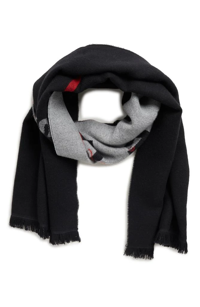 商品Givenchy|Paris Signature Logo Wool Scarf,价格¥714,第1张图片