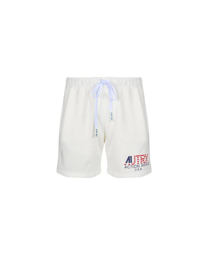 商品Autry|Logo Print Drawstring Cotton Shorts,价格¥1060,第1张图片