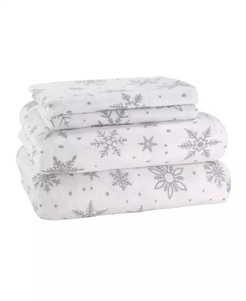 商品Avanti|Printed 100% Brushed Cotton Flannel 3-Pc.Sheet Set, Twin,价格¥419,第1张图片