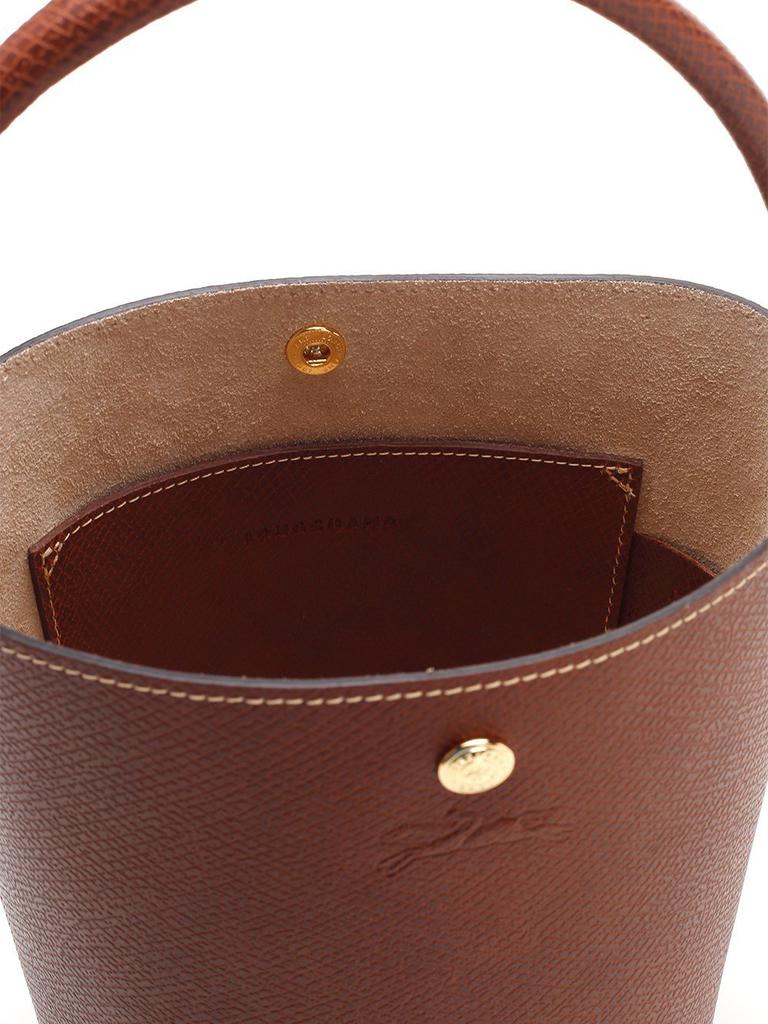 Longchamp Longchamp Épure Logo Embossed Small Bucket Bag