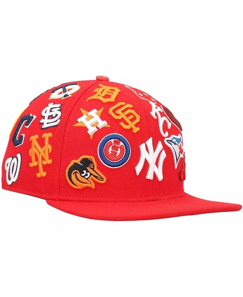 商品Pro Standard|Men's Red Mlb Pro League Wool Snapback Hat,价格¥304,第3张图片详细描述