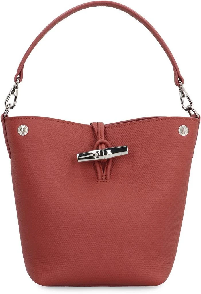 商品Longchamp|Longchamp Le Roseau Xs Leather Bucket Bag,价格¥3810,第2张图片详细描述