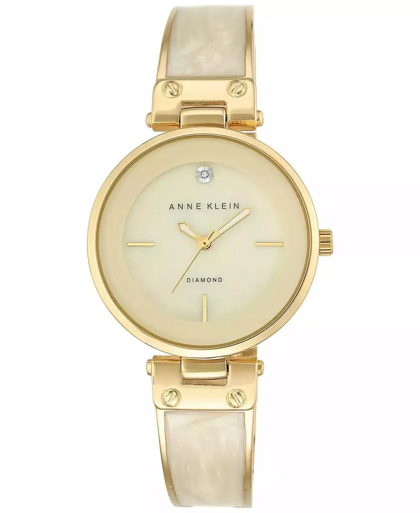 商品Anne Klein|女式钻石手表 34mm,价格¥492,第1张图片