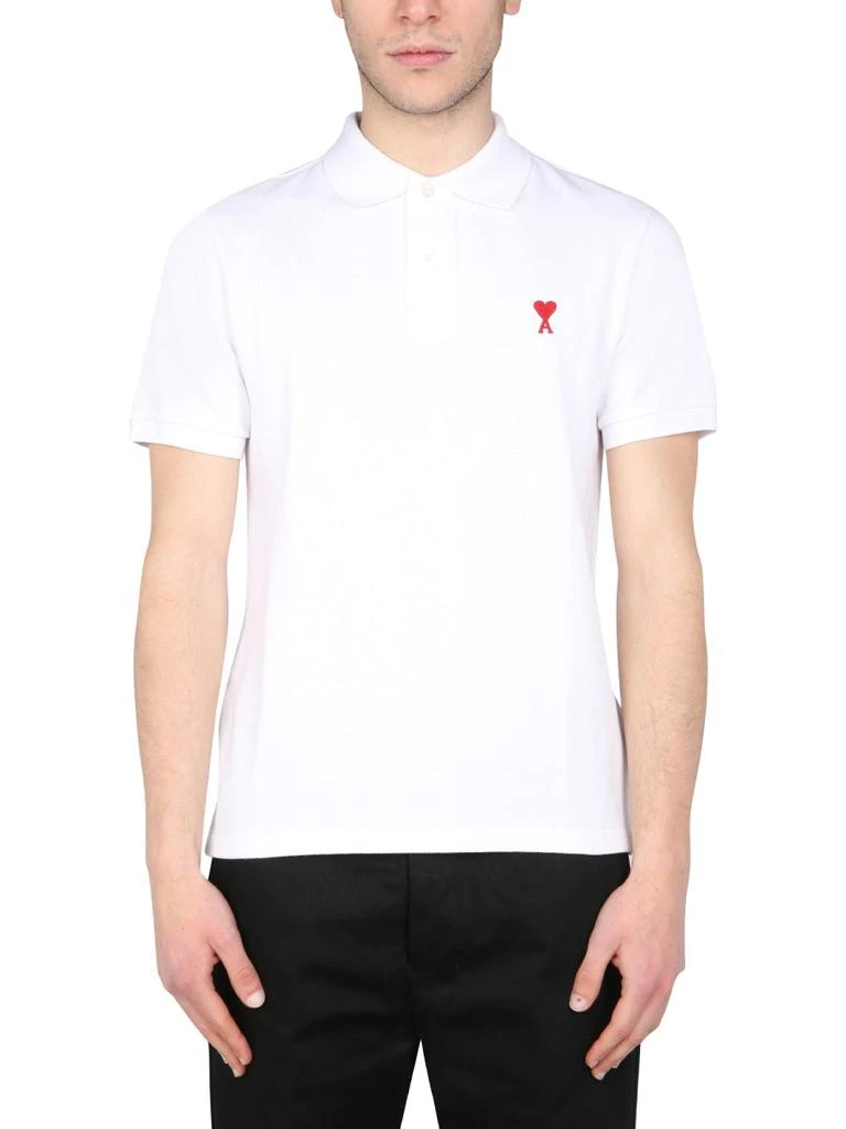 商品AMI|POLO WITH LOGO,价格¥1263,第2张图片详细描述