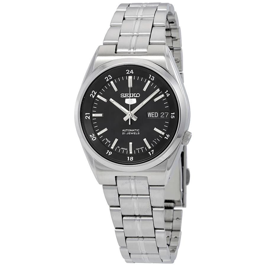 商品Seiko|Series 5 Automatic Date-Day Black Dial Men's Watch SNK567J1,价格¥816,第1张图片