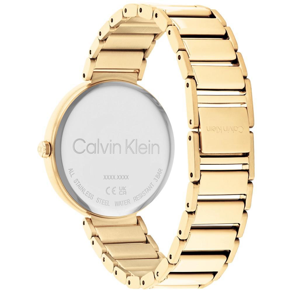 商品Calvin Klein|Gold-Tone Bracelet Watch 36mm,价格¥1231,第5张图片详细描述