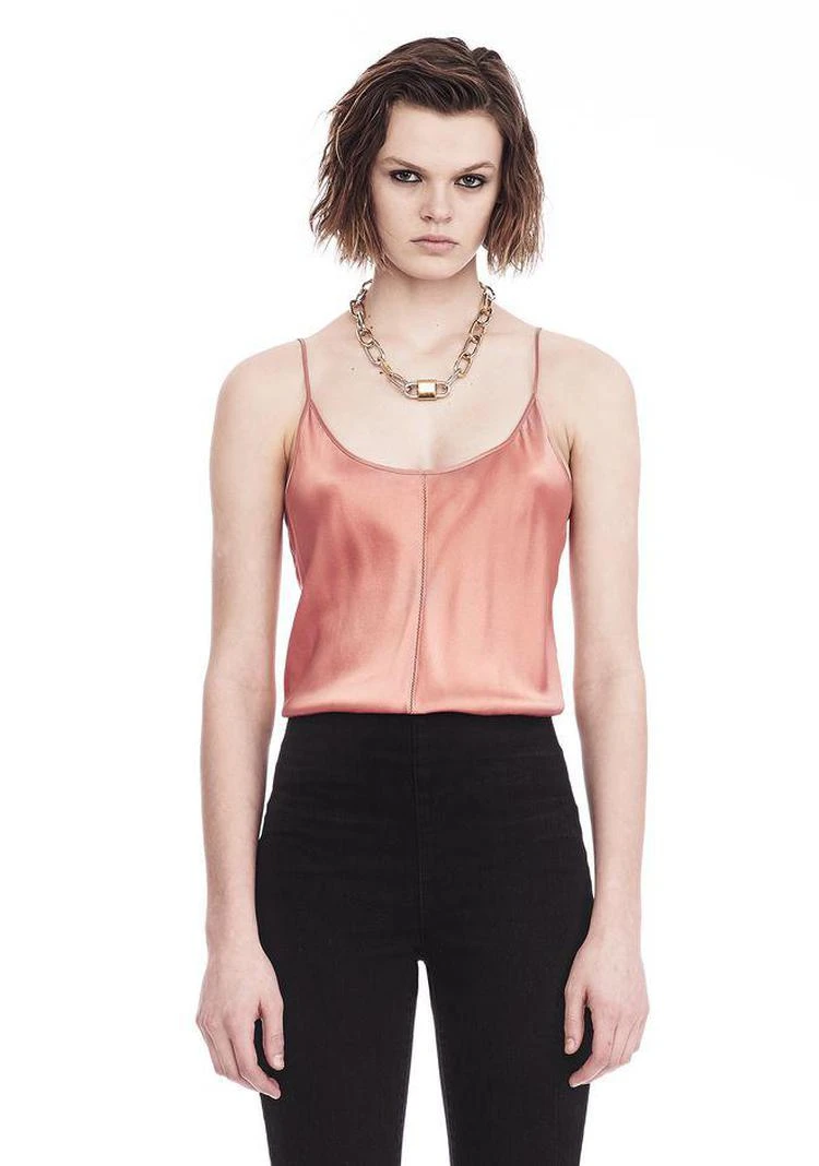 商品Alexander Wang|SILK CHARMEUSE CAMI BODYSUIT,价格¥1017,第3张图片详细描述