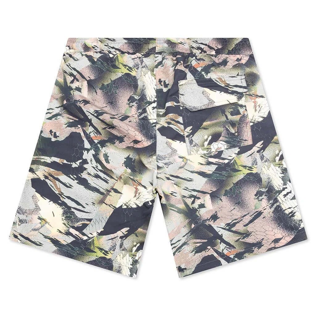 商品Heron Preston|Heron Preston Nylon Swimshorts - Camouflage Green,价格¥1200,第2张图片详细描述