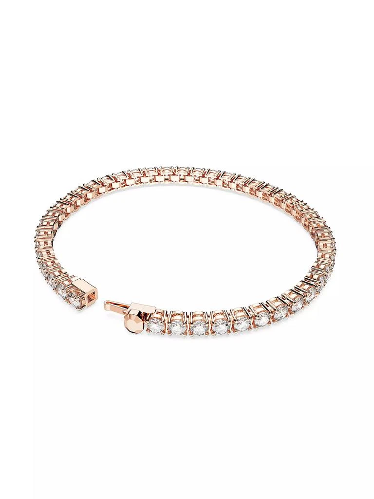 商品Swarovski|Matrix Rose-Goldtone & Crystal Tennis Bracelet,价格¥1718,第3张图片详细描述