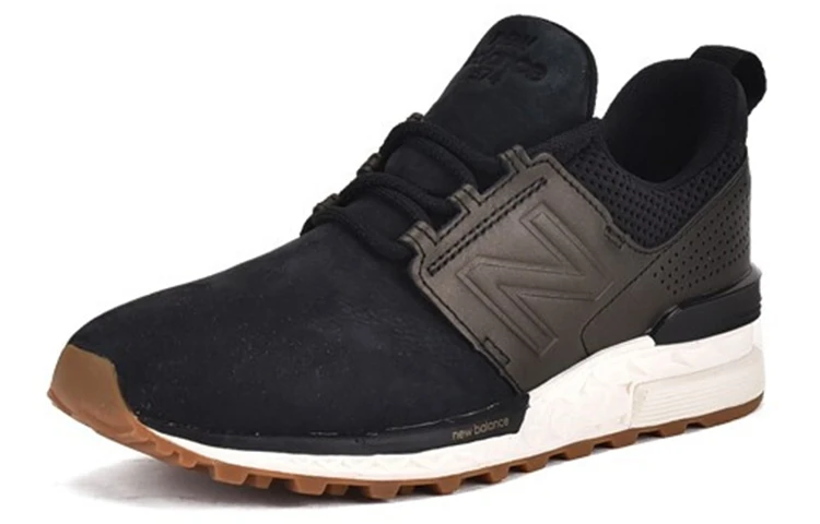 商品[国内直发] New Balance|NB 574 Sport 运动百搭 低帮 生活休闲鞋 女款 黑灰色,价格¥241,第3张图片详细描述