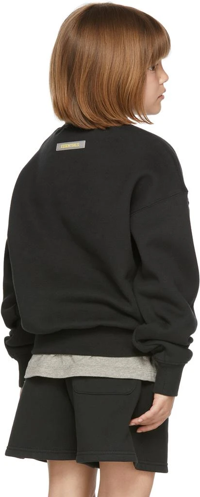 商品Essentials|Kids Black Fleece Pullover Sweatshirt,价格¥348,第4张图片详细描述