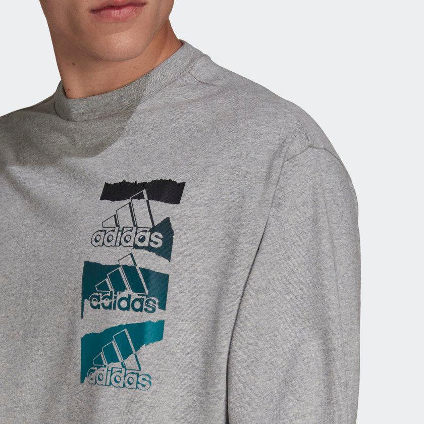 Men's adidas Essentials Brandlove Sweatshirt (Gender Neutral)商品第5张图片规格展示