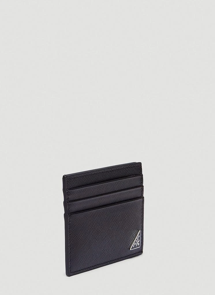 商品Prada|Saffiano Triangle Logo Cardholder,价格¥2579,第2张图片详细描述