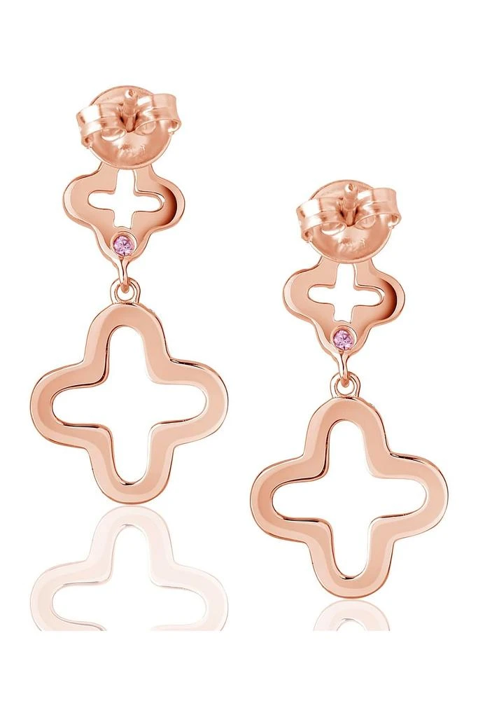 商品Suzy Levian|CZ Clover Drop Earrings,价格¥1148,第2张图片详细描述