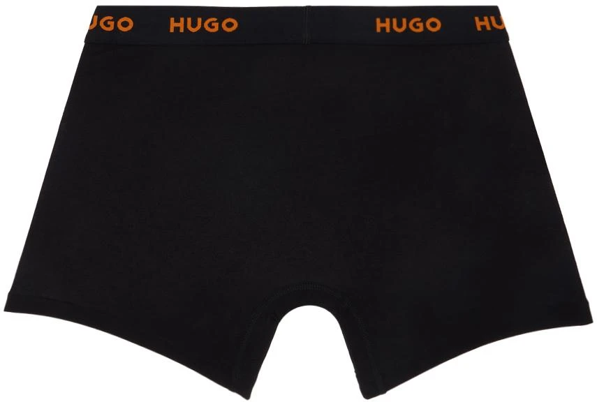 商品Hugo Boss|Three-Pack Black Jacquard-Logo Boxers,价格¥282,第3张图片详细描述